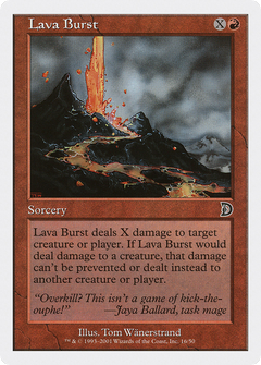 Lava Burst [Deckmasters]-1