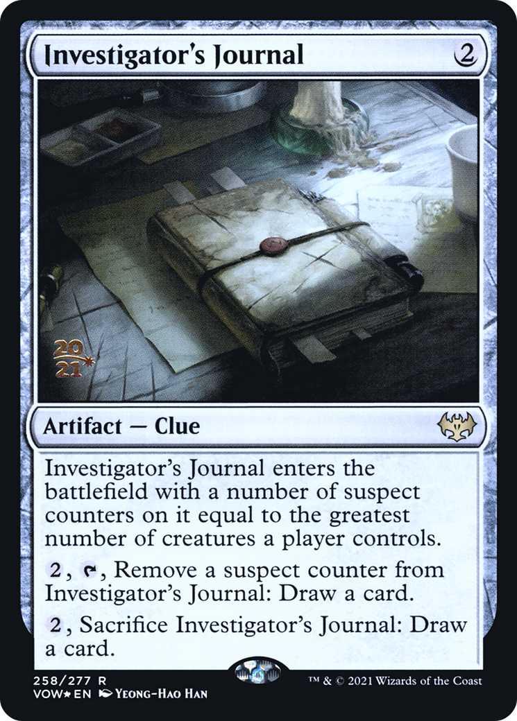 Investigator's Journal [Innistrad: Crimson Vow Prerelease Promos]-1
