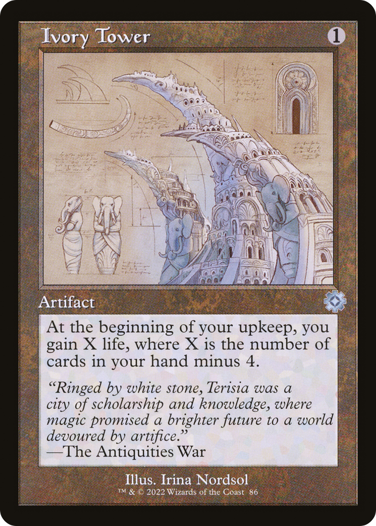 Ivory Tower (Retro Schematic) [The Brothers' War Retro Artifacts]-1
