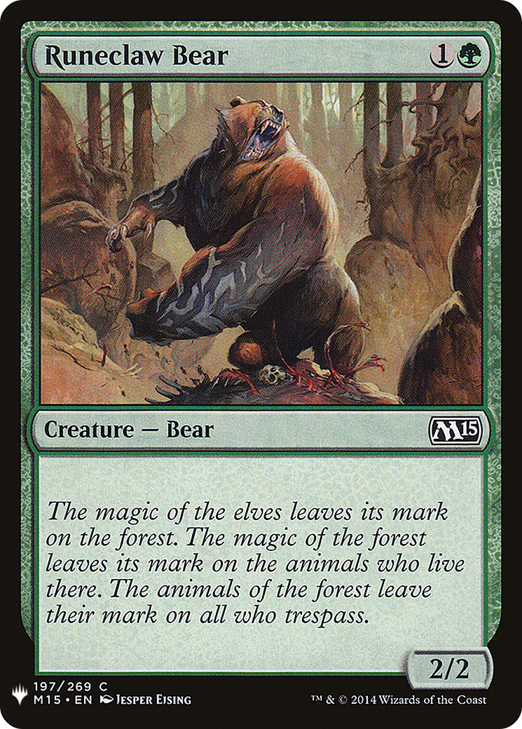 Runeclaw Bear [Mystery Booster]-1