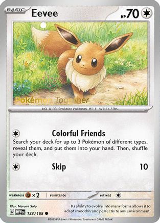 Eevee (133/165) (PokePost Promo) [Scarlet & Violet 151]-1