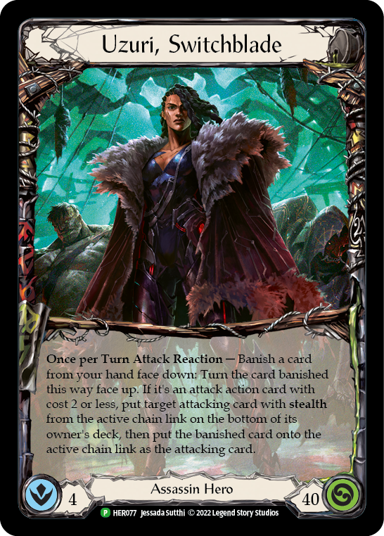 Uzuri, Switchblade [HER077] (Promo)  Cold Foil-1