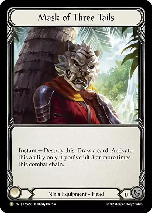 Mask of Three Tails [LGS258] (Promo)  Cold Foil-1