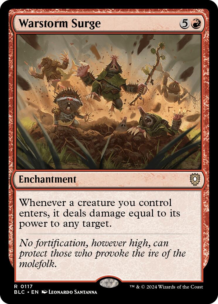 Warstorm Surge [Bloomburrow Commander]-1
