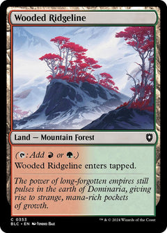 Wooded Ridgeline [Bloomburrow Commander]-1