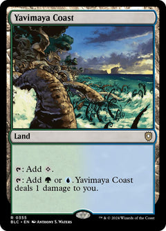 Yavimaya Coast [Bloomburrow Commander]-1