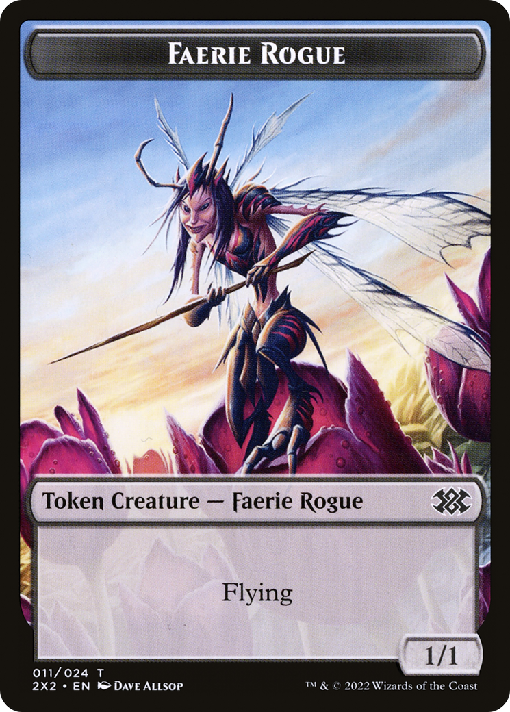 Faerie Rogue (T2X2-011) - Double Masters 2022 Tokens Foil-1