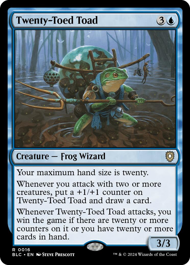 Twenty-Toed Toad [Bloomburrow Commander]-1