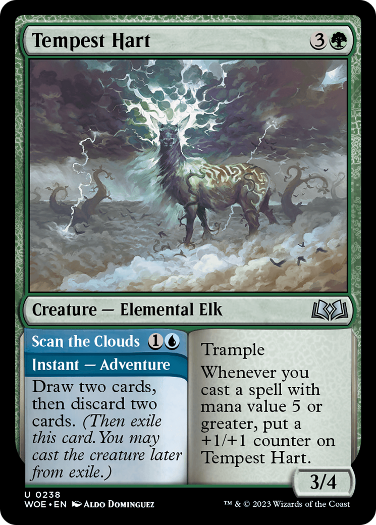 Tempest Hart // Scan the Clouds [Wilds of Eldraine]-1