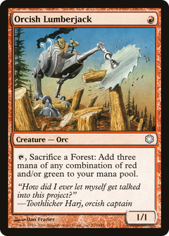 Orcish Lumberjack [Coldsnap Theme Decks]-1
