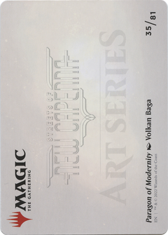 Paragon of Modernity // Paragon of Modernity (ASNC-035) - New Capenna Art Series (Borderless) Foil-2
