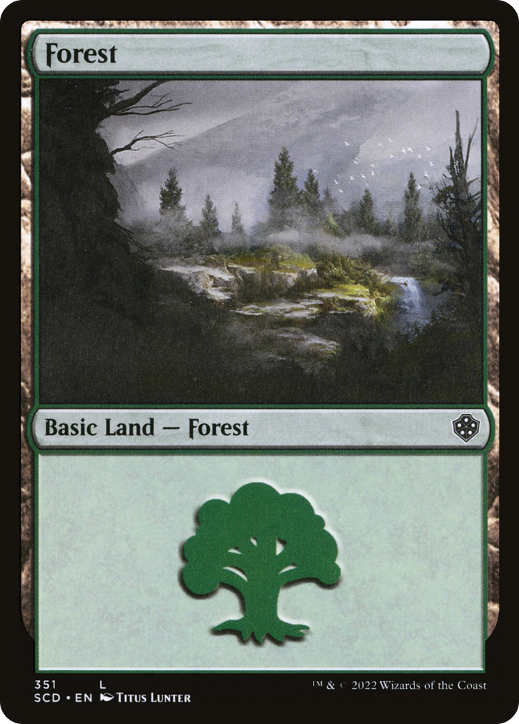 Forest (351) [Starter Commander Decks]-1