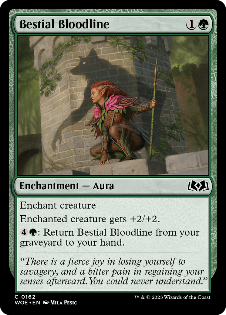 Bestial Bloodline [Wilds of Eldraine]-1