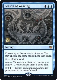 Season of Weaving [Bloomburrow Prerelease Promos]-1