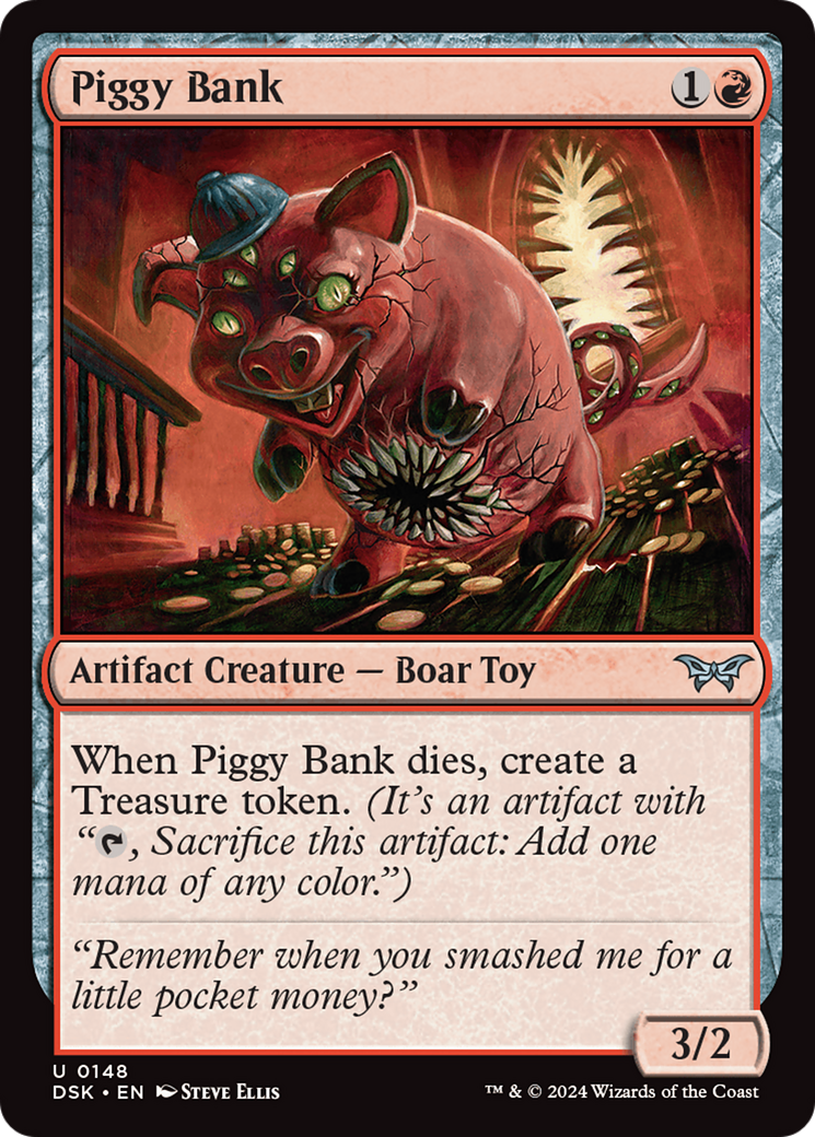 Piggy Bank [Duskmourn: House of Horror]-1