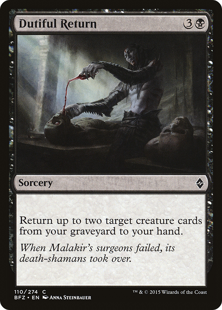 Dutiful Return [Battle for Zendikar]-1