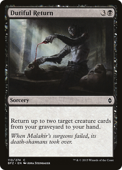 Dutiful Return [Battle for Zendikar]-1