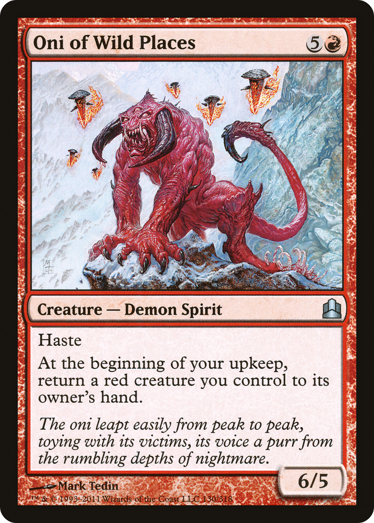 Oni of Wild Places [Commander 2011]-1