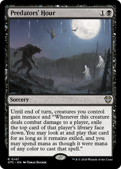 Predators' Hour [Outlaws of Thunder Junction Commander]-1