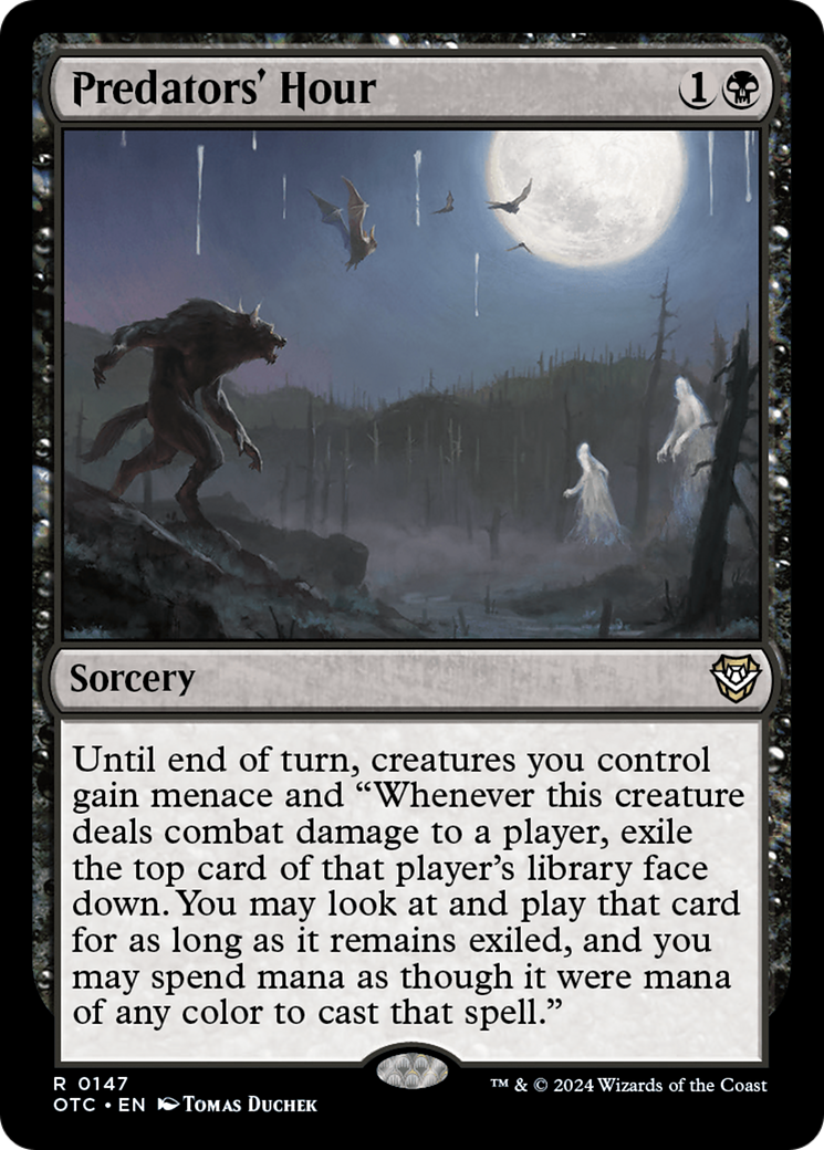 Predators' Hour [Outlaws of Thunder Junction Commander]-1