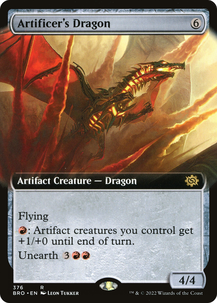Artificer's Dragon (Extended Art) [The Brothers' War]-1