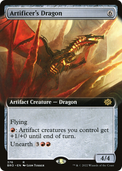 Artificer's Dragon (Extended Art) [The Brothers' War]-1