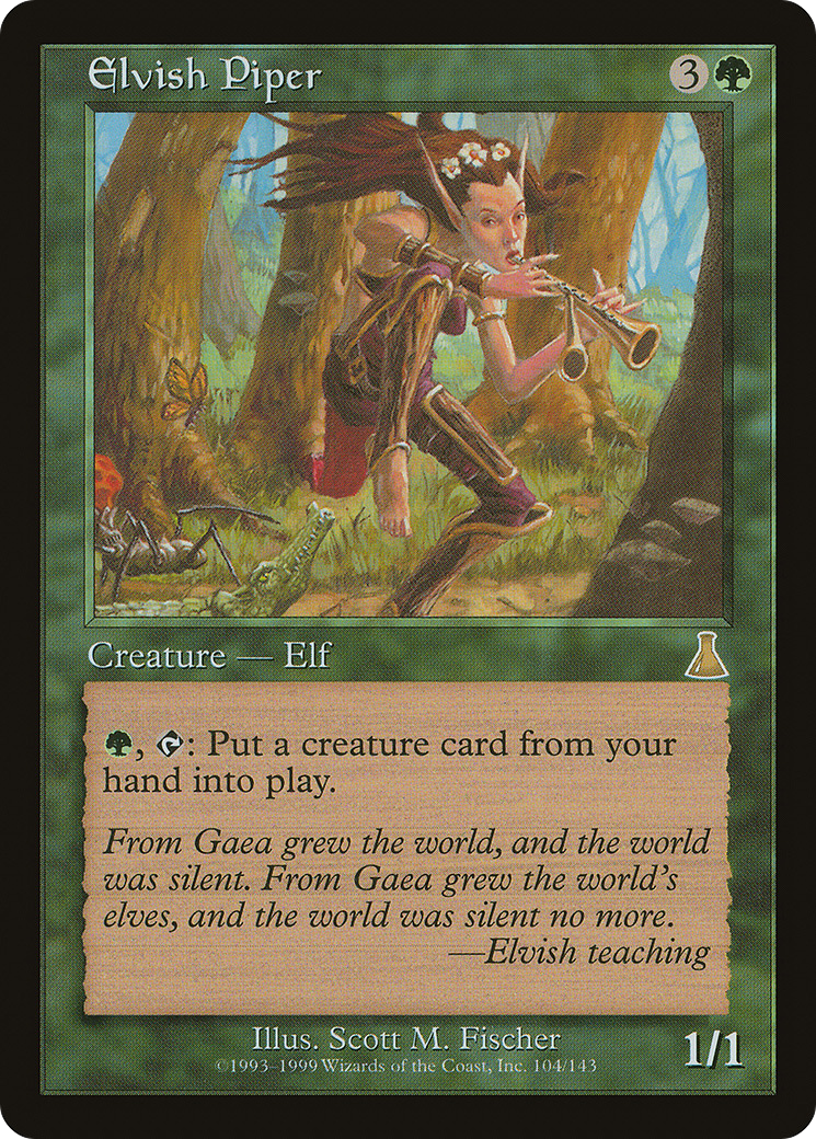 Elvish Piper [Urza's Destiny]-1