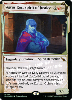 Agrus Kos, Spirit of Justice (Showcase) (Invisible Ink) [Murders at Karlov Manor]-1