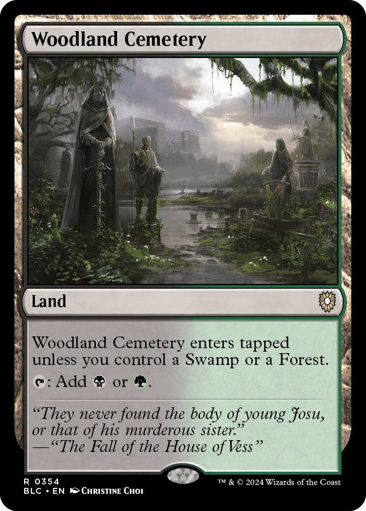 Woodland Cemetery [Bloomburrow Commander]-1