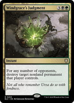 Windgrace's Judgment [Bloomburrow Commander]-1