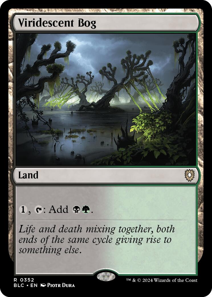 Viridescent Bog [Bloomburrow Commander]-1