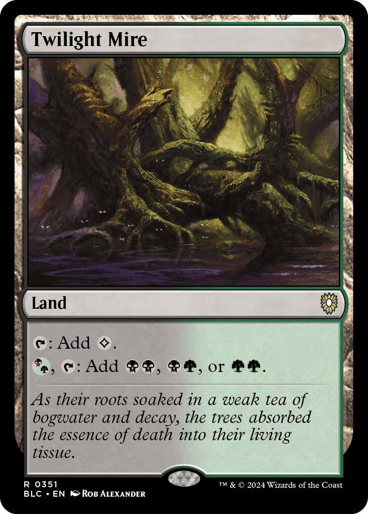 Twilight Mire [Bloomburrow Commander]-1