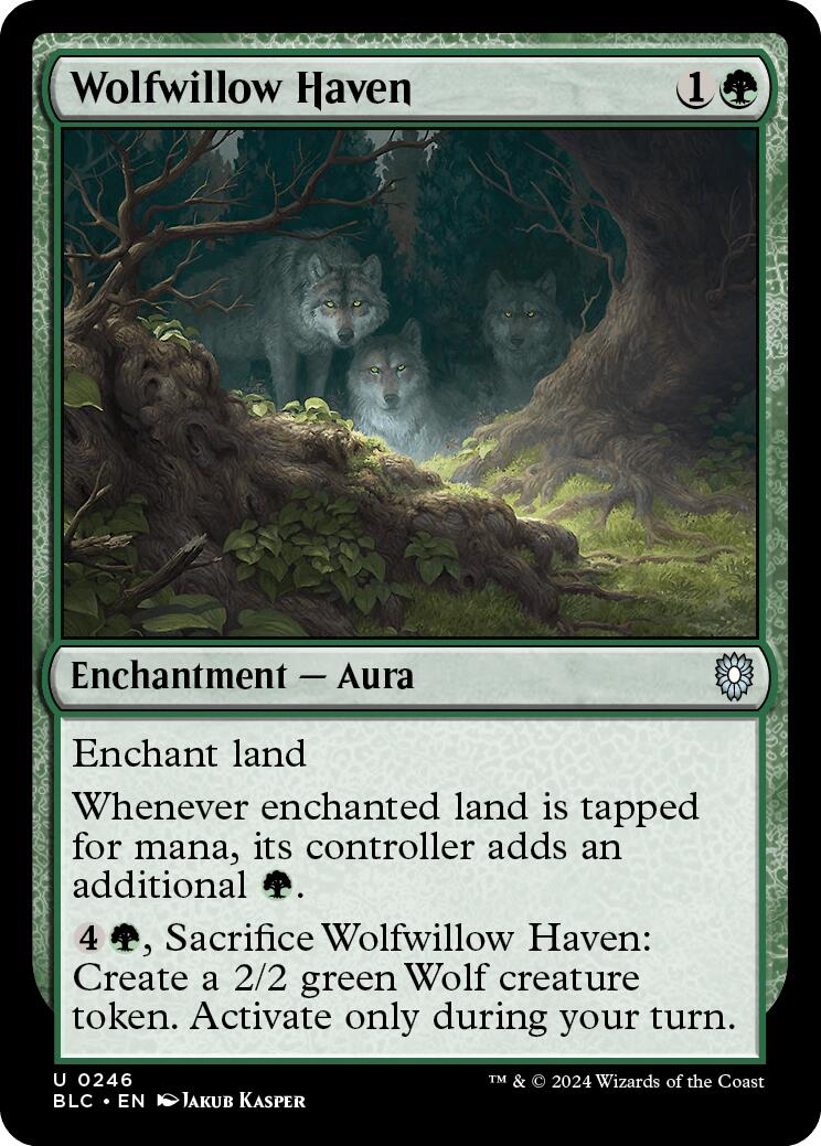 Wolfwillow Haven [Bloomburrow Commander]-1