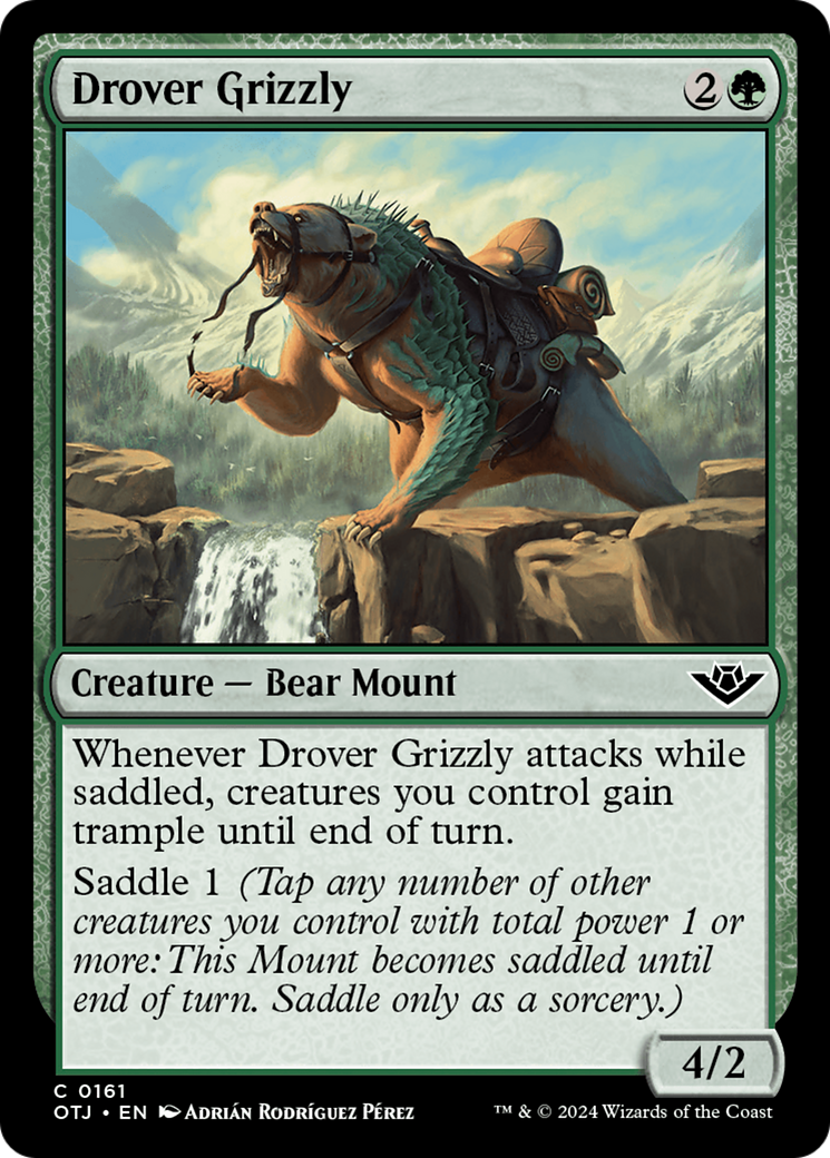 Drover Grizzly [Outlaws of Thunder Junction]-1