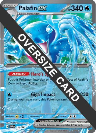 Palafin ex 126  - Holofoil Jumbo Cards - Promo-1