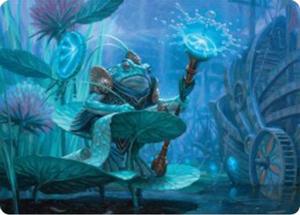 Dour Port-Mage Art Card (ASBLB-005) - Art Series: Bloomburrow