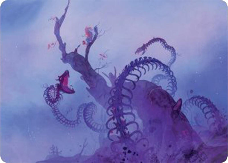Coiling Rebirth Art Card [Bloomburrow Art Series]-1