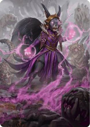 Liliana of the Dark Realms Art Card (ASBLB-051) - Art Series: Bloomburrow-1