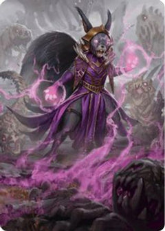 Liliana of the Dark Realms Art Card (ASBLB-051) - Art Series: Bloomburrow-1