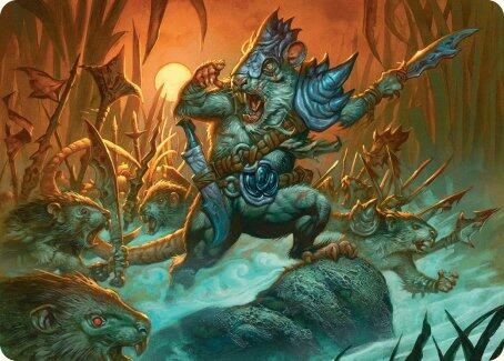 Persistent Marshstalker Art Card [Bloomburrow Art Series]-1