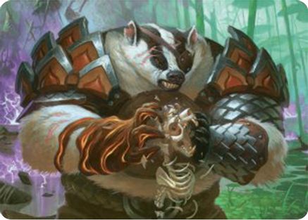 Hugs, Grisly Guardian Art Card (ASBLB-027) - Art Series: Bloomburrow-1