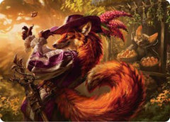 Mr. Foxglove Art Card (ASBLB-031) - Art Series: Bloomburrow-1