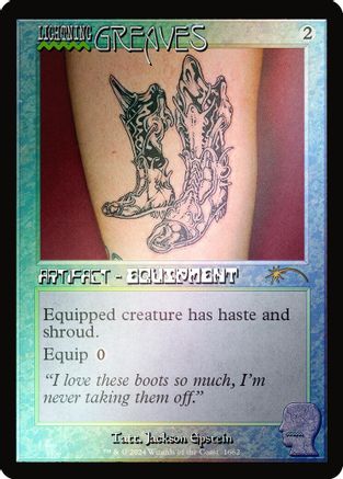 Lightning Greaves (1662) (Rainbow Foil) [Secret Lair Drop Series]-1