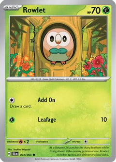 Rowlet (003/064) [Scarlet & Violet: Shrouded Fable]-1