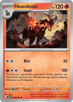 Houndoom (008/064) [Scarlet & Violet: Shrouded Fable]-1