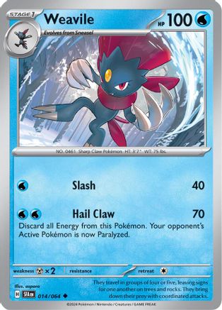 Weavile (014/064) [Scarlet & Violet: Shrouded Fable]-1