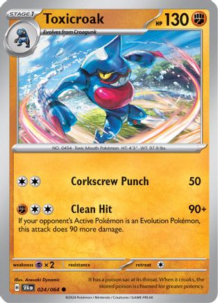 Toxicroak (024/064) [Scarlet & Violet: Shrouded Fable]-1