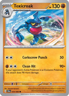 Toxicroak (024/064) [Scarlet & Violet: Shrouded Fable]-1