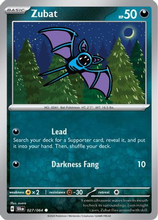 Zubat (027/064) [Scarlet & Violet: Shrouded Fable]-1