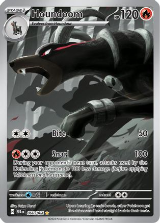 Houndoom (066/064) [Scarlet & Violet: Shrouded Fable]-1